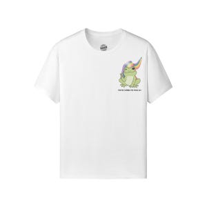 Gay Frogs Funny Alex Jones Classic 100% Cotton T-Shirt, White, XXS-3XL, Crew Neck, Unisex