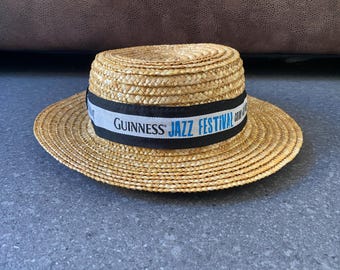 Iconic Guinness Cork Jazz Festival Straw Hat Official Merchandise Ireland Irish