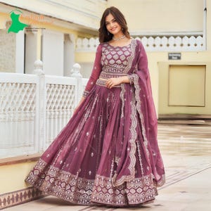 Embroidered Anarkali Lehenga, Heavy Sequins Zari Work, Indian Wedding Lehenga, Hand Made Dresses Lehenga Set, Designer Lehenga Choli