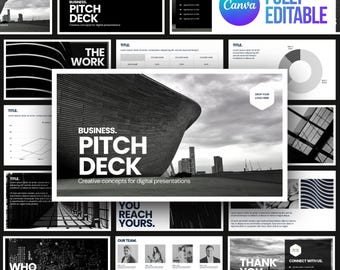 Business | Pitch Deck & Proposal Template for Canva.