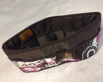 Purse To Go(R)Pockets Plus-Purse organizer insert transfer liner in several prints-Extra jumbo size-Enclosed bottom-Tons of pockets