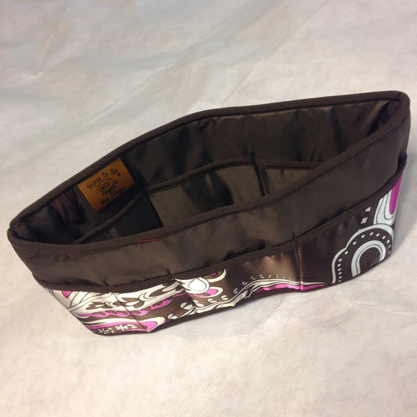 Purse To Go(R)Pockets Plus-Purse organizer insert transfer liner in several prints-Extra jumbo size-Enclosed bottom-Tons of pockets