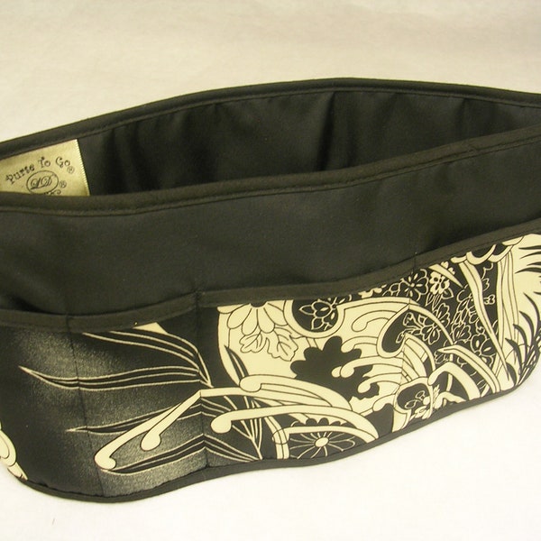 Purse To Go(R)Pockets Plus-Purse organizer insert transfer liner in several prints-jumbo size-Enclosed bottom