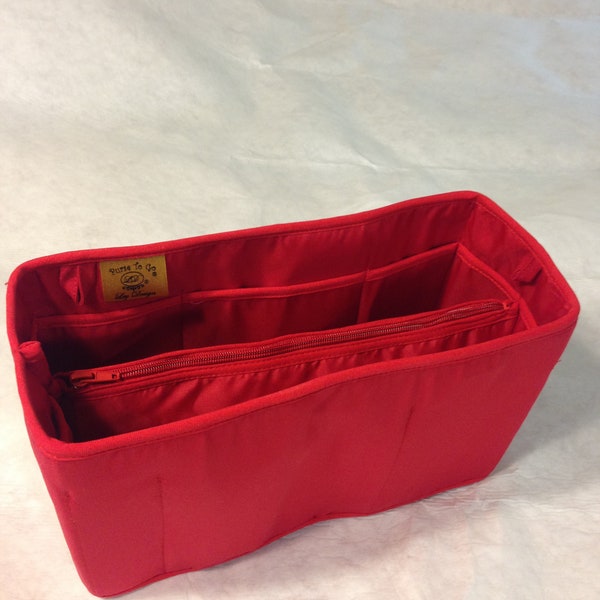 Purse To Go(R)Boxy-Purse organizer insert transfer liner-Rectangular Shape- Large size-Tons of pockets to organizer