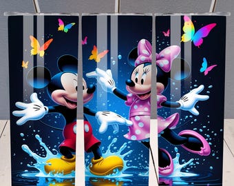 Mickey Mouse tumbler design, 20 oz skinny tumbler design, sublimation image, tumbler wrap, Mickey Mouse cup, Mickey Mouse sublimation