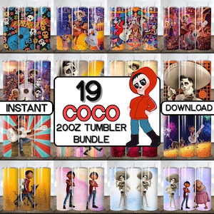 Può includere: Un pacchetto di 19 bicchieri Coco da 591 ml. I bicchieri presentano disegni colorati con personaggi e scene del film, tra cui Miguel, Hector e vivaci immagini del Giorno dei Morti. Il pacchetto include un'opzione di download immediato.
