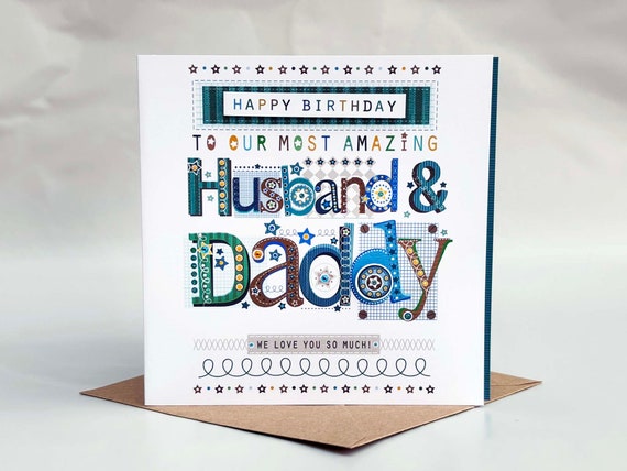 Husband birthday special card for Husband and daddy birthday, special greeting card, birthday ideas for Husband and daddy