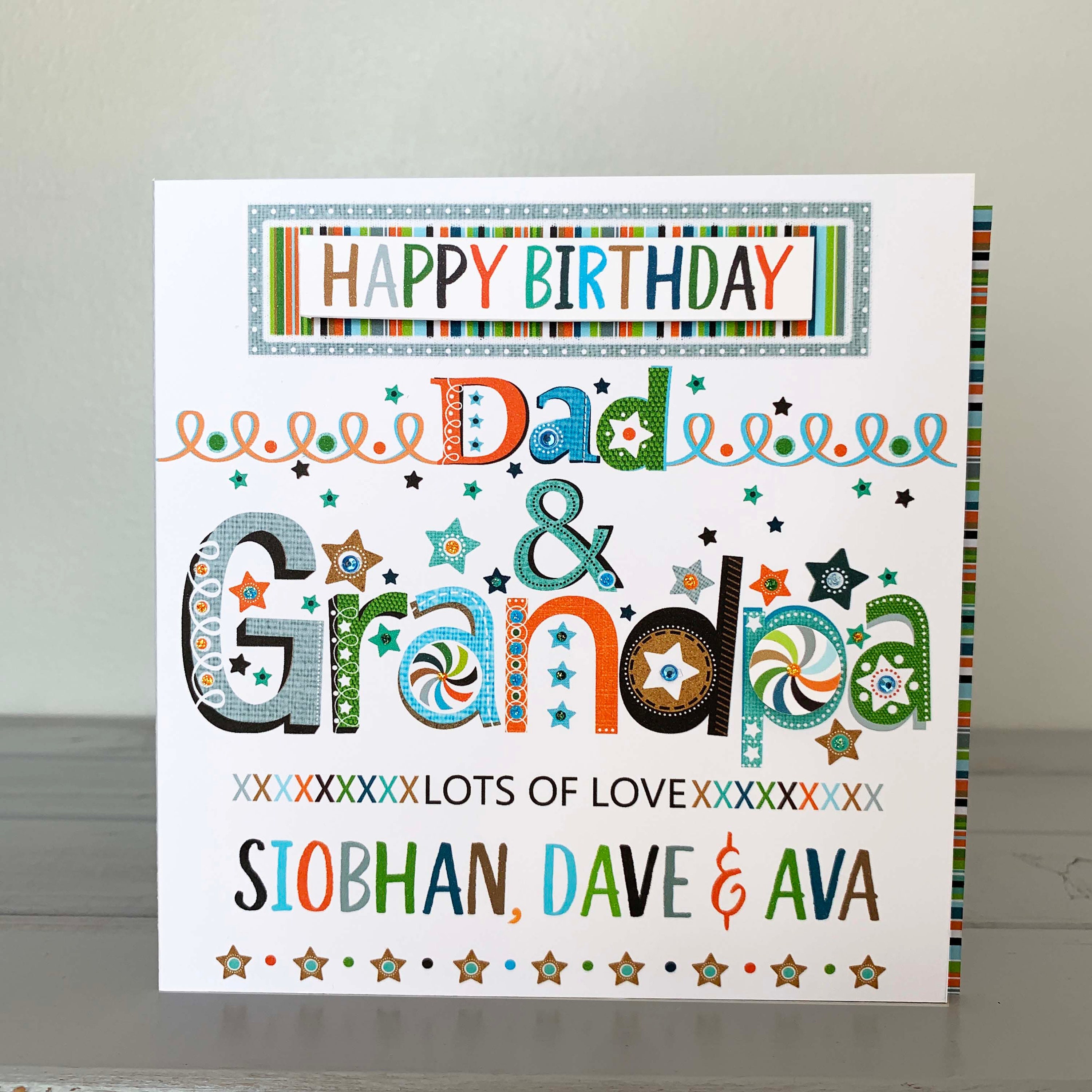 Grandad Birthday Card for Dad & Grandad Granda Grandpa | Etsy UK