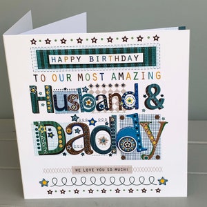 Husband birthday special card for Husband and daddy birthday, special greeting card, birthday ideas for Husband and daddy image 5