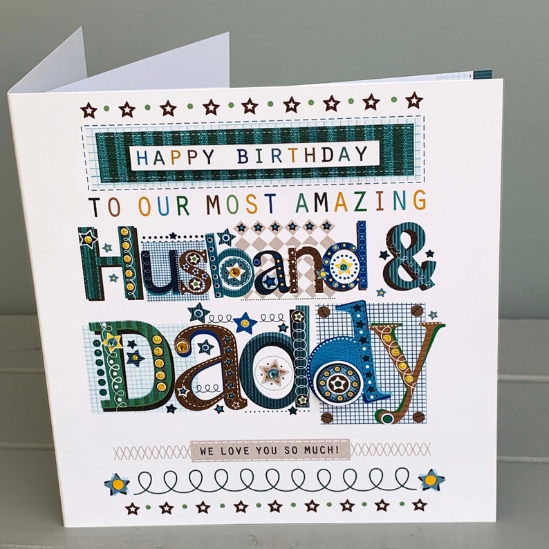 Husband birthday special card for Husband and daddy birthday, special greeting card, birthday ideas for Husband and daddy image 5