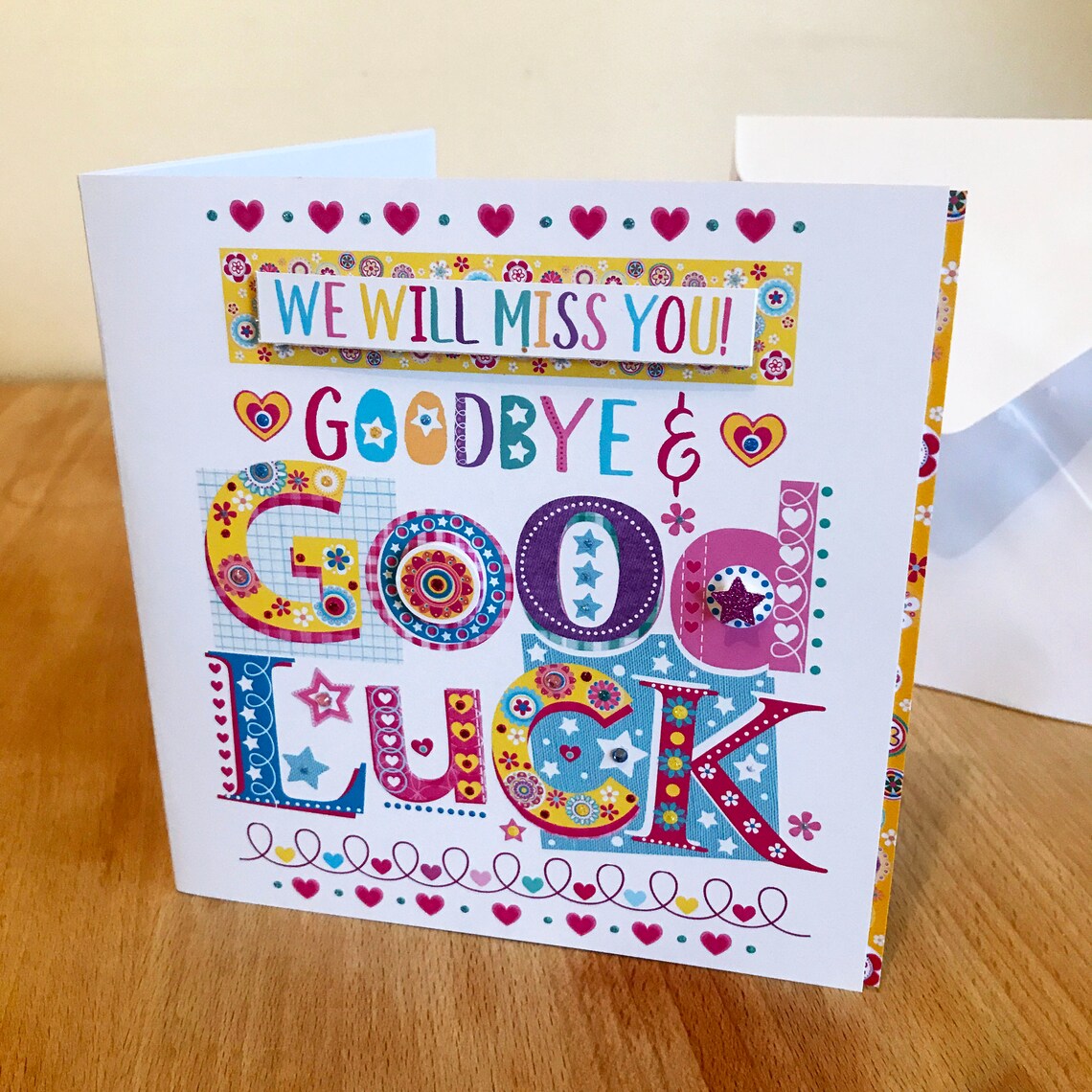 Goodbye Good Luck Miss You Leaver Card Special Card Ideas for | Etsy Canada
