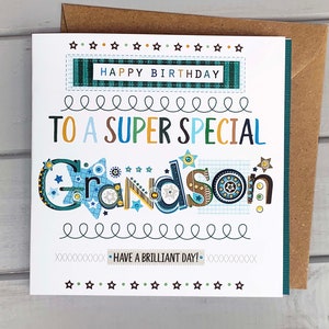 tarjeta de feliz cumpleaños para nieto, cumpleaños para nieto, ideas de regalo de tarjeta de cumpleaños para nieto