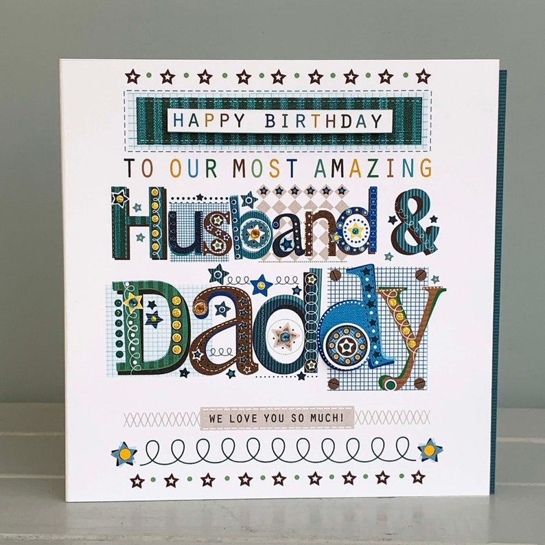Husband birthday special card for Husband and daddy birthday, special greeting card, birthday ideas for Husband and daddy image 4