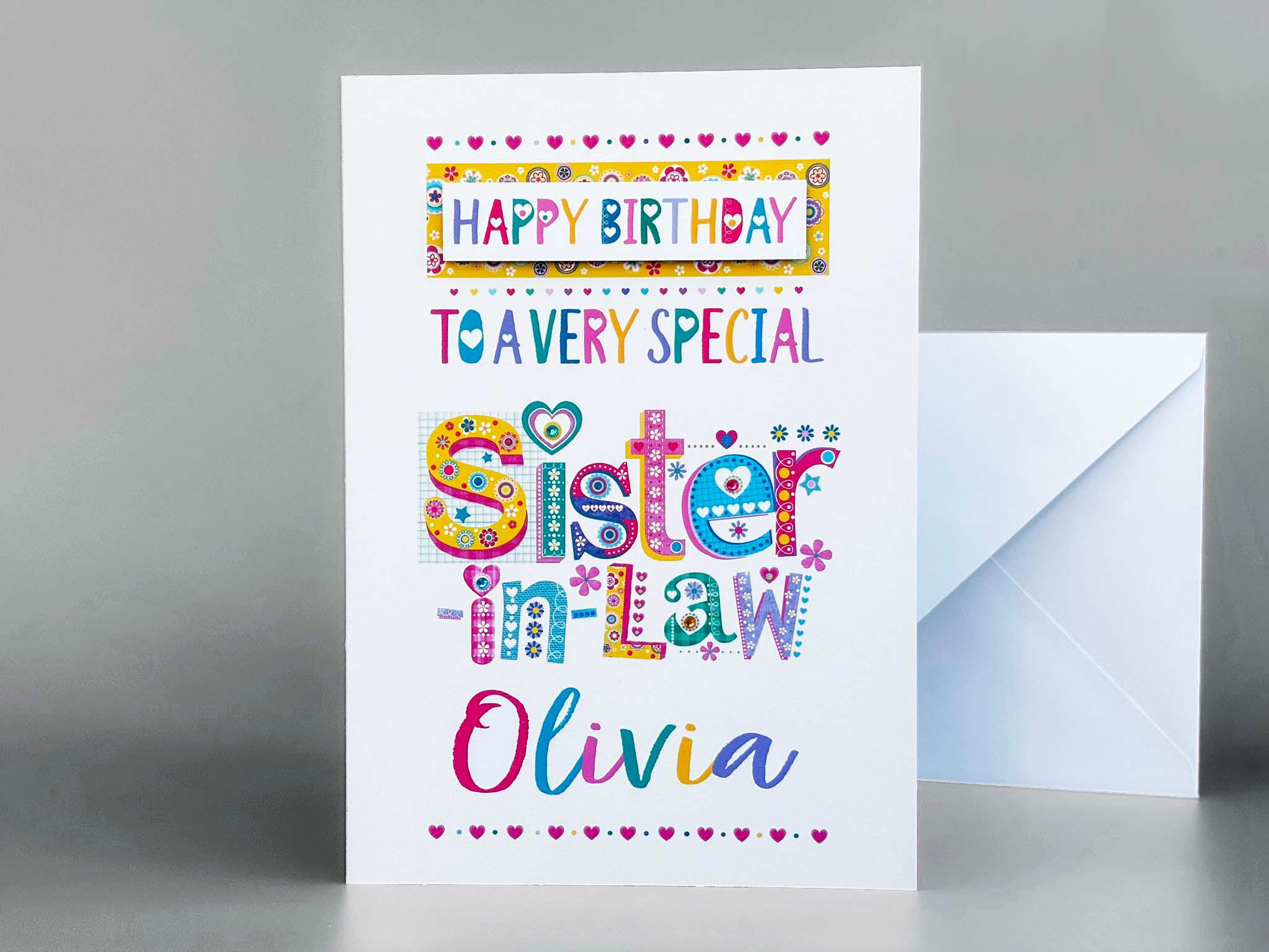 Joyeux Anniversaire Avec Un Cœur Fleuri - Carte D