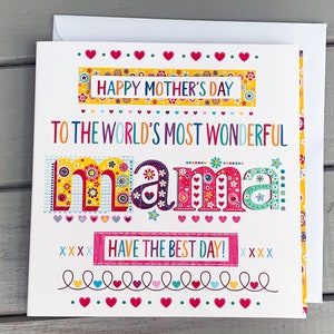 Mama Karte, Muttertagskarten, Mama Karten, spezielle Muttertagskarten, für die beste Mama, Muttertag Spacial Mama, besondere Kartenideen.