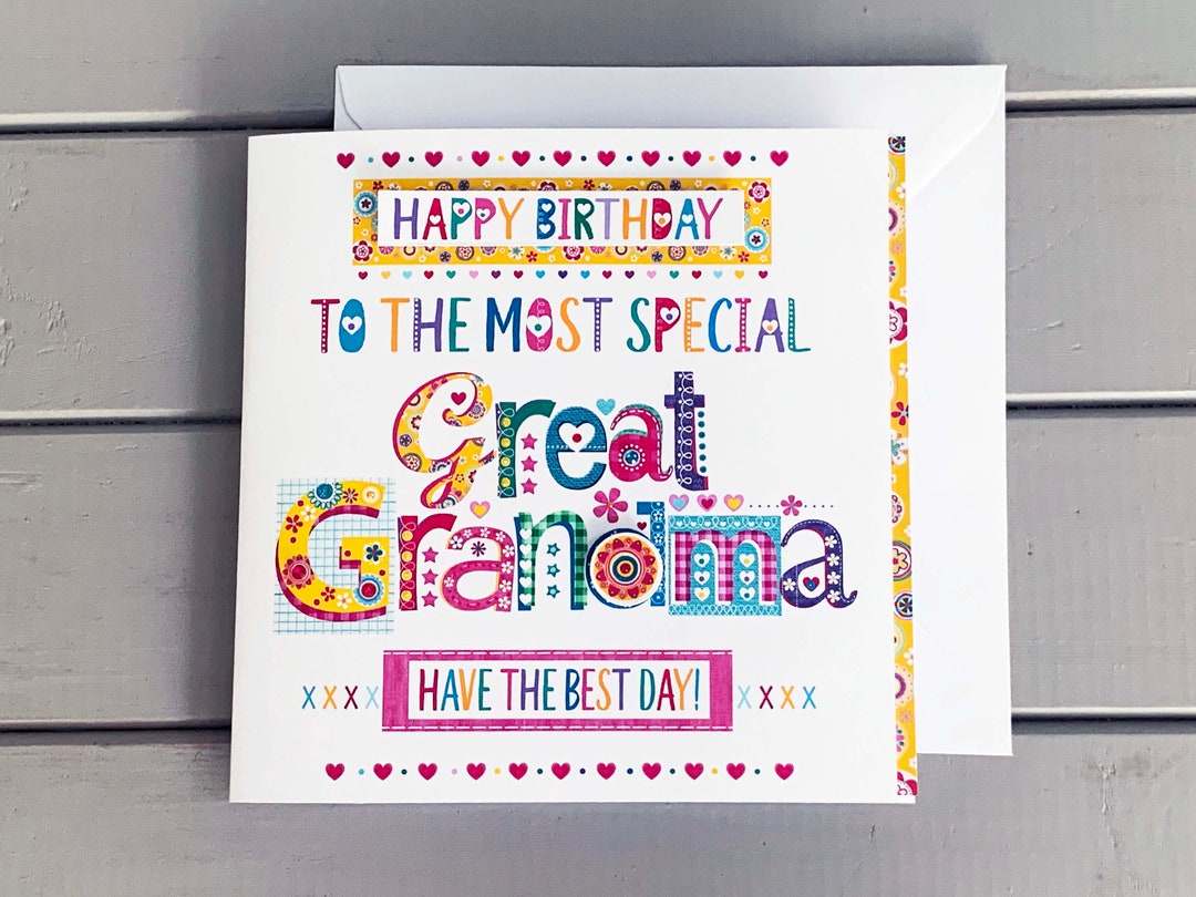 Great Grandma Happy Birthday Card Special Great Grandma Birthday Gift great-grandma-happy-birthday-card-special-great-grandma-birthday-gift