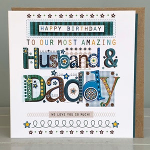 Husband birthday special card for Husband and daddy birthday, special greeting card, birthday ideas for Husband and daddy image 7