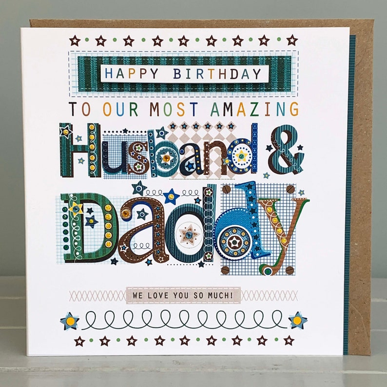 Husband birthday special card for Husband and daddy birthday, special greeting card, birthday ideas for Husband and daddy image 7