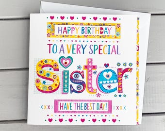 BYANIKA Geburtstagskarte A6 – "Happy Birthday", Blanko Innen, Mit Umschlag, 350 G/m² Papier, Matter Druck