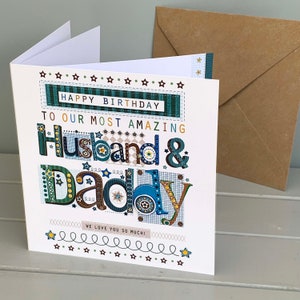 Husband birthday special card for Husband and daddy birthday, special greeting card, birthday ideas for Husband and daddy image 6