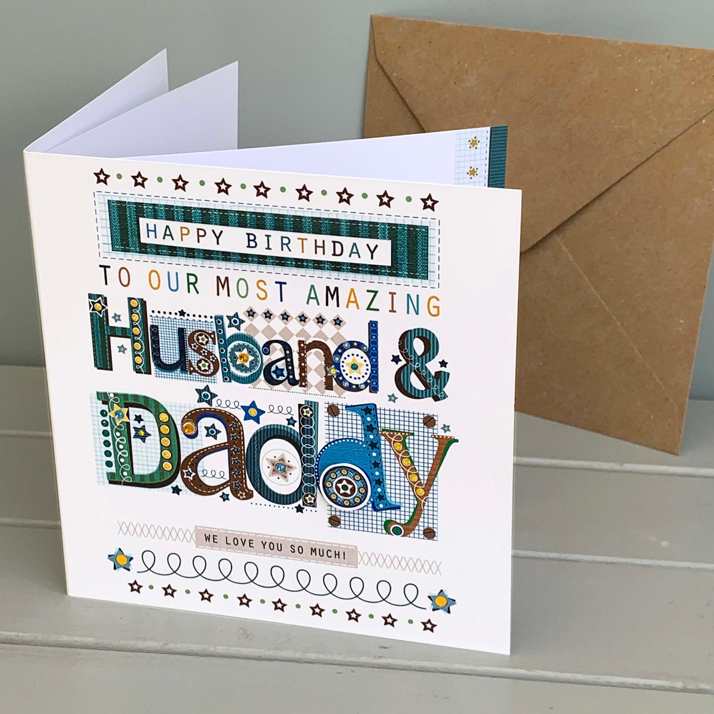 Husband Daddy Birthday Special Card for Husband and Daddy photo picture