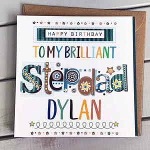 Carte d'anniversaire de beau-père | Idées spéciales personnalisées pour l'anniversaire de son beau-père