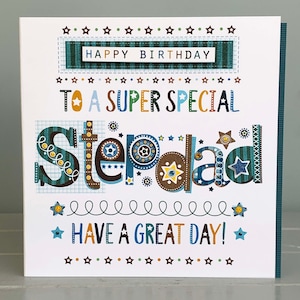 Carte spéciale d'anniversaire de beau-père - Carte de voeux de beau-père, carte spéciale pour beau-père