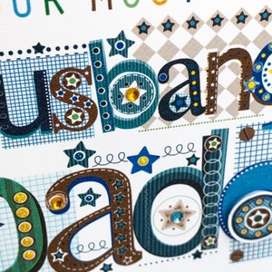Husband birthday special card for Husband and daddy birthday, special greeting card, birthday ideas for Husband and daddy image 8
