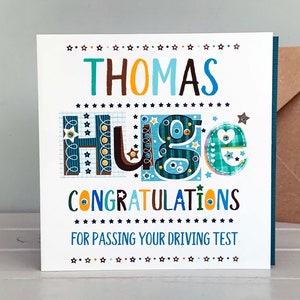 Gepersonaliseerde felicitatiekaart | voor hem | Kaart om te feliciteren