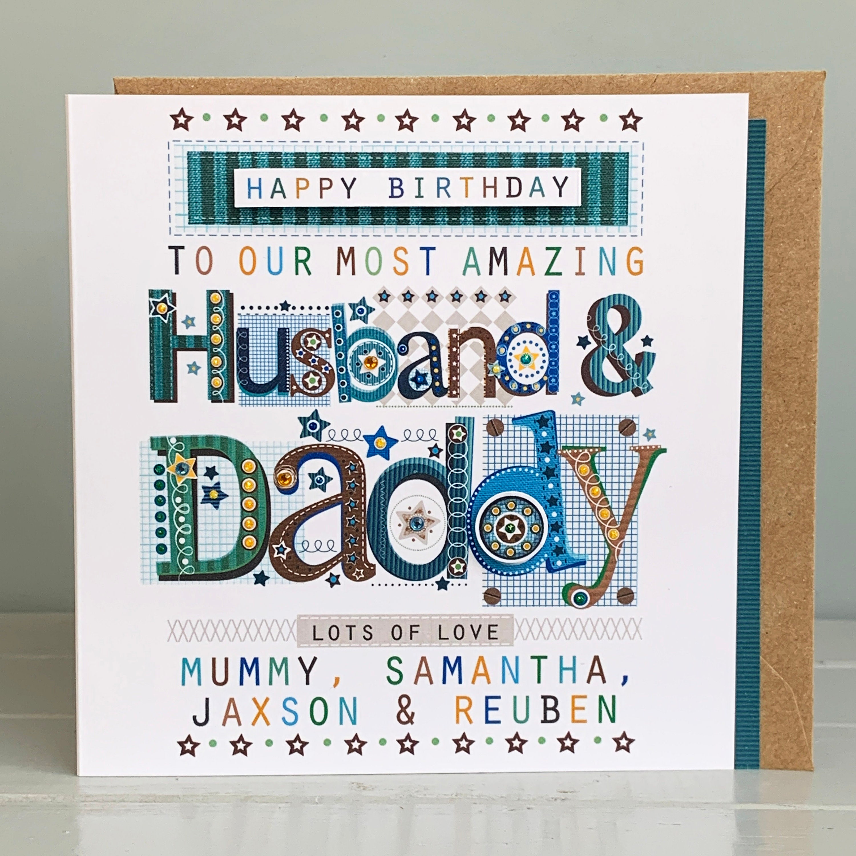 Pickture-This 'Truly Amazing Dad' A5 Birthday Card Father's Day Keepsake