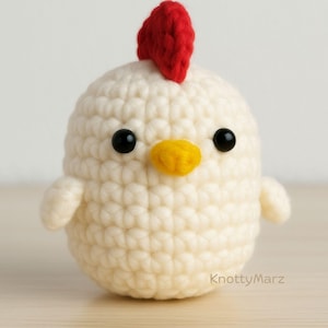 Mini Chick Crochet PATTERN ONLY! PDF download Amigurumi Spring Chicken Beginner Easy Simple How to Diy Farm Animal Cute Yellow Bird Gift