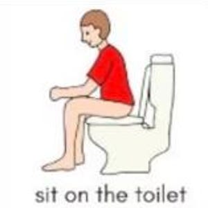 Simple Potty Chart | Visual Toilet Training Aid for Kids | Printable Routine Chart | Autism Friendly | Instant Download