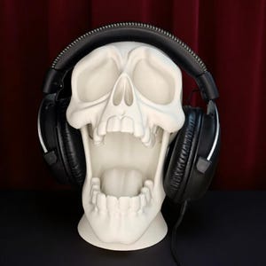 3D gedruckter Controller-/Headsethalter – Gamingzubehör | gruselige Deko | Geschenkidee für Zocker oder Dekoliebhaber