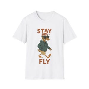 Cool Duck Graphic Tee - Stay Fly, Just Wing It | Unisex Softstyle T-Shirt, Casual Wear, Gift for Animal Lovers, Fun Outdoor Tee, [...]