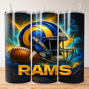 Ram 20 oz magere beker wrap png, sport 20 oz beker png, mascotte sublimatie beker png digitale download