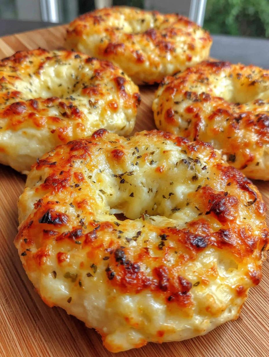 Stuffed Bread Rings Crispy Cheesy Garlic Bread Rings – Easy Homemade Pull-apart Bread - Etsy