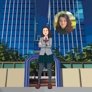 Aangepast academisch portret! Gepersonaliseerde anime, custom, stel, animecadeau, tekening, ramen, cartoon, illustratiecadeau, Moederdagcadeau