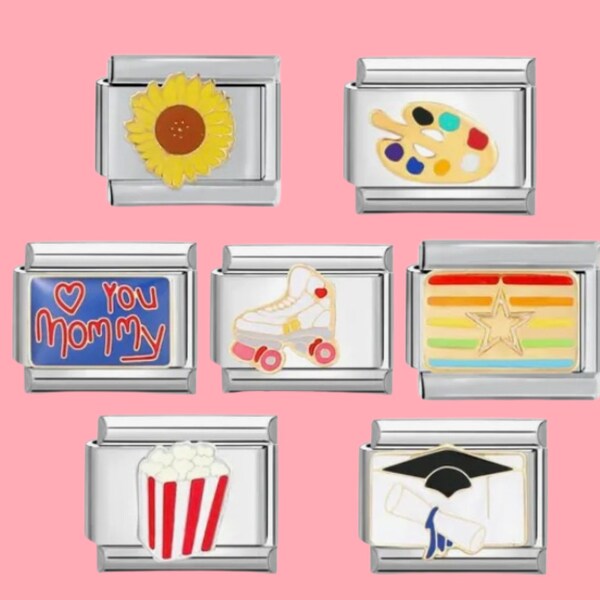 Italian Charm Bracelet Charms Pride Etsy