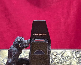 RARE LANCEL CIGAR cutter vintage in leather