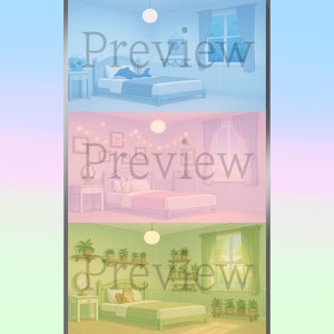 Vtuber Background Asset, Vtuber Background, Room Background, Vtuber Asset, Vtuber cute room, Vtuber room asset, fantasy room asset, simple