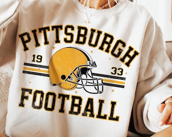 Vintage Pittsburgh Football png, Pittsburgh Png, Pittsburgh Sublimination png, PNG files