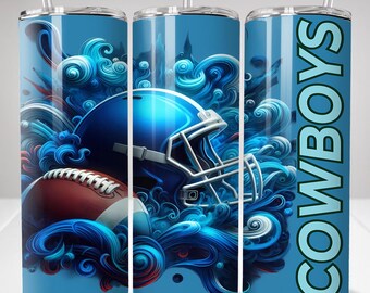 Cowboy 20oz Skinny Tumbler Wrap PNG, Sport 20oz Tumbler PNG, Mascot Sublimation Tumbler PNG Digital Download