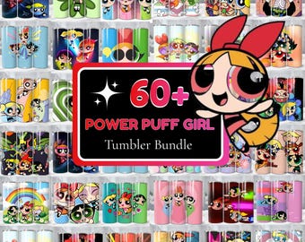 Powerpuff Girls 20oz Tumbler Sublimation Design | Cartoon Wrap (Instant Download)