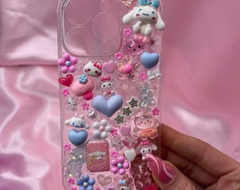 Funda para iPhone 15 Pro con diseño de chatarra kawaii