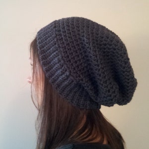 Crochet Beanie – Sea to Sky Hat – Handmade Winter Hat – Slouchy Unisex Toque – Cozy Wool Hat – Canadian Gift – Grizzly Knits