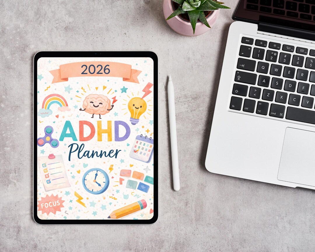 2026 ADHD Planner Editable Digital Planner for Adults and Teens ...