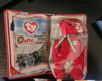 Osito Bear Beanie Baby - Original Packaging - Never Opened