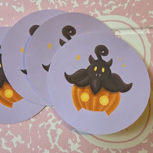 Digitally Painted Round Pumpkaboo Print