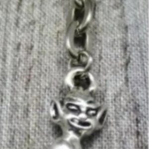 Cornish Lucky Pixie-sleutelhanger met kaartgedicht