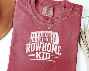 Rowhome Kid Shirt Philadelphia Tee Philly Rowhome T Shirt Comfort Colors Shirt Philadelphia Graphic Tee Philly Gift Vintage Philly Shirt